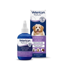 Vetericyn Plus Antimicrobial Eye Wash, 3 oz