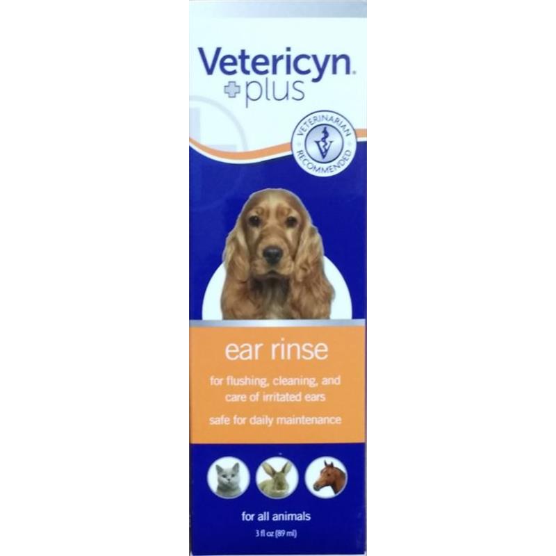 Vetericyn Plus Ear Rinse, 3 oz