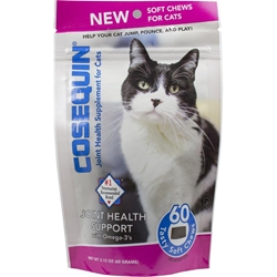 Cosequin Soft Chews for Cats with Omega-3s, 60 ct