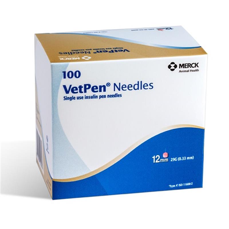 VetPen Needles 12 mm (29 g), 100 ct