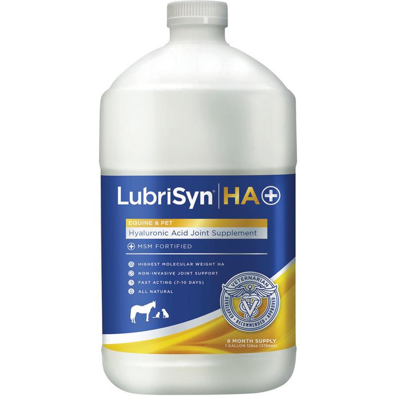 LubriSyn HA Plus w/MSM Equine & Pet Joint Supplement, Gallon