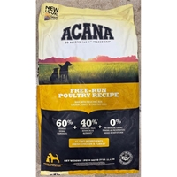 Acana Heritage Free-Run Poultry Formula Dry Dog Food, 25 lbs