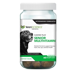 VetriScience Canine Plus Senior Multivitamin Bite-Sized Chews, 60 Ct