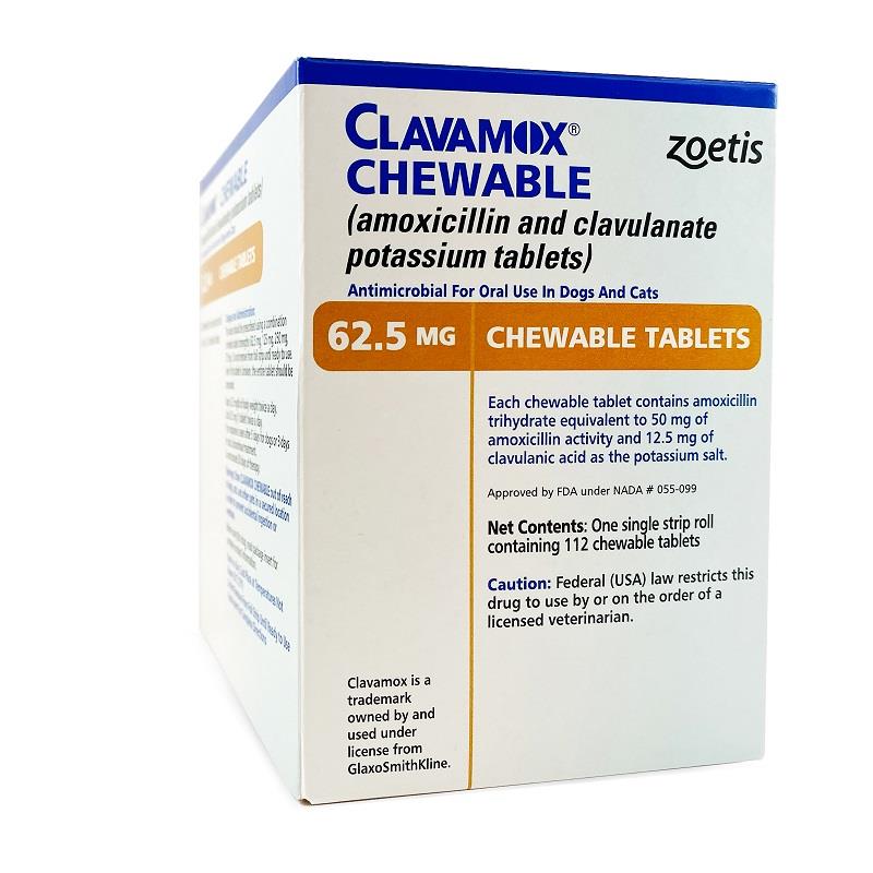 Clavamox 62.5 mg, 14