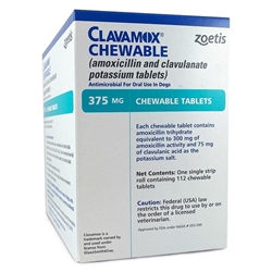 Clavamox Chewable Tablet, 375 mg