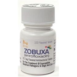 Zobuxa (Enrofloxacin) Flavored Tablet, 22.7 mg