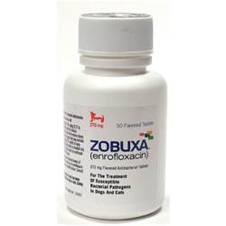 Zobuxa (Enrofloxacin) Flavored Tablet, 272 mg