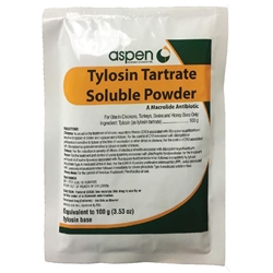 Tylosin Tartrate Soluble Powder, 100 gm packet