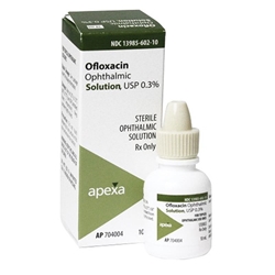 Ofloxacin Ophthalmic Solution, USP 0.3%, 10 ml