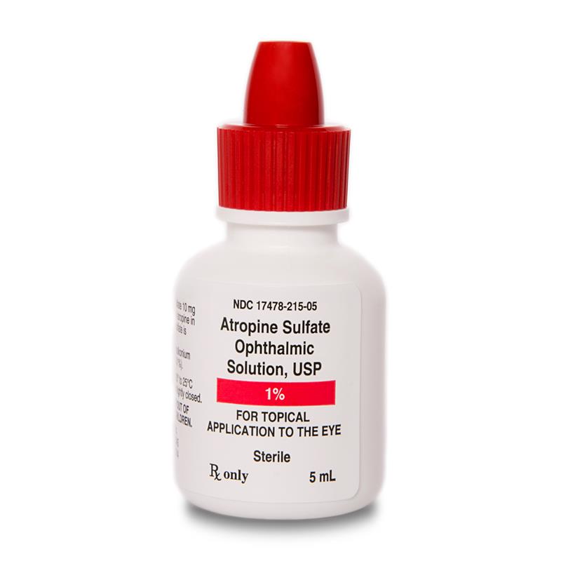 Atropine Sulfate Ophthalmic Solution, USP 1%, 5 ml
