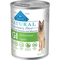 Blue Buffalo Natural Veterinary Diet GI Gastrointestinal Support Dog Food, 12 x 12.5 oz Cans