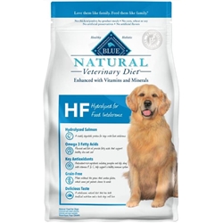 Blue Buffalo Natural Veterinary Diet HF Hydrolyzed for Food Intolerance Dog Food, 6 lbs