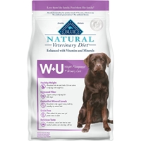 Blue Buffalo Natural Veterinary Diet W+U Weight Management + Urinary Care Dog Food, 6 lbs