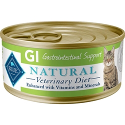 Blue Buffalo Natural Veterinary Diet GI Gastrointestinal Support Cat Food (24 x 5.5 oz) Cans