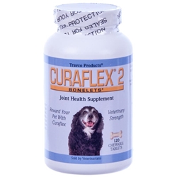 Curaflex 2 Bonelets Joint Health Supplement for Dogs, 120 Chewable Tablets