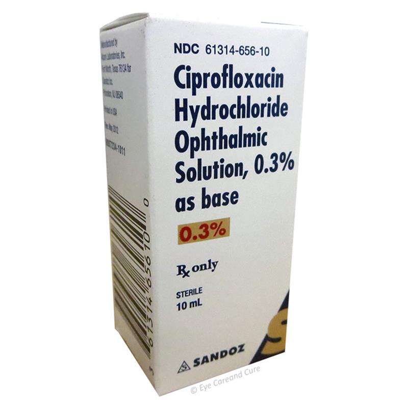 Ciprofloxacin Ophthalmic Solution 0.3%, 10 ml