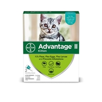 Advantage II for Kittens under 5 lbs Turquoise, 2 Month Supply