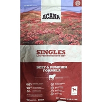 Acana Singles Beef & Pumpkin Dry Dog Food, 25 lbs