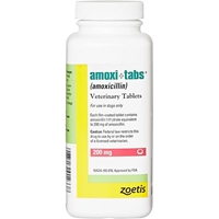 Amoxi-Tabs (Amoxicillin) for Dogs & Cats, 200 mg 1 Tablet