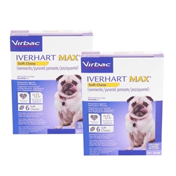 Iverhart Max Soft Chews 12.1-25 lbs Blue 12 Month Supply