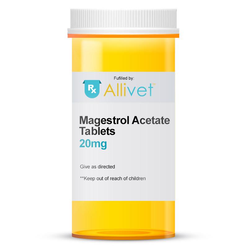 Megestrol Acetate Tablet for Dogs, 20 mg