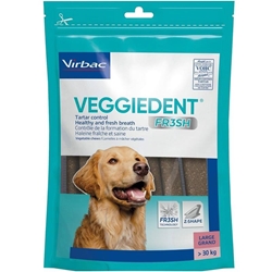 CET Veggiedent Fr3sh Tartar Control Dog Chews, 30 ct Large