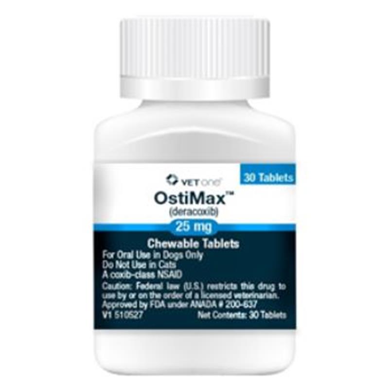 Ostimax (Deracoxib) Chewable Tablets for Dogs 25 mg, 30 Ct.