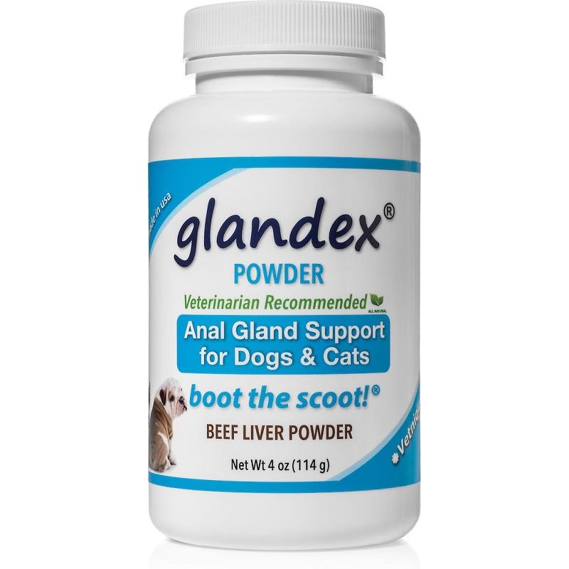Glandex Anal Gland Support Powder for Dogs and Cats, 4 oz