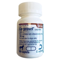 Carprovet (Carprofen) Caplets 100 mg, 60 Ct.