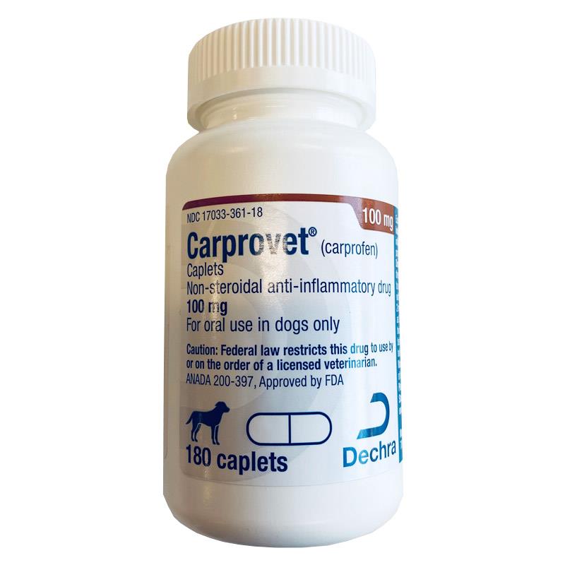 Carprovet (Carprofen) Caplets 100 mg, 180 Ct.
