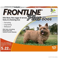 Frontline Plus for Dogs 5-22 lbs, Orange, 3 Pack frontline plus for dogs, flea control for dogs, dogs frontline plus, dogs tick control, cheap frontline plus dogs, discount frontline plus dogs, dogs flea control, 3 pack frontline plus for dogs orange