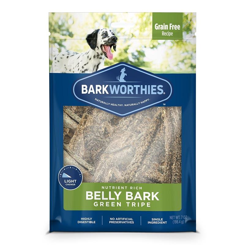 Barkworthies Belly Bark Green Tripe Stick, 7 oz