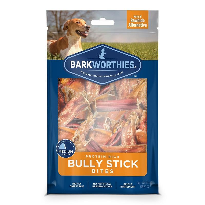 Barkworthies Bully Stick Bites,Â 10 oz