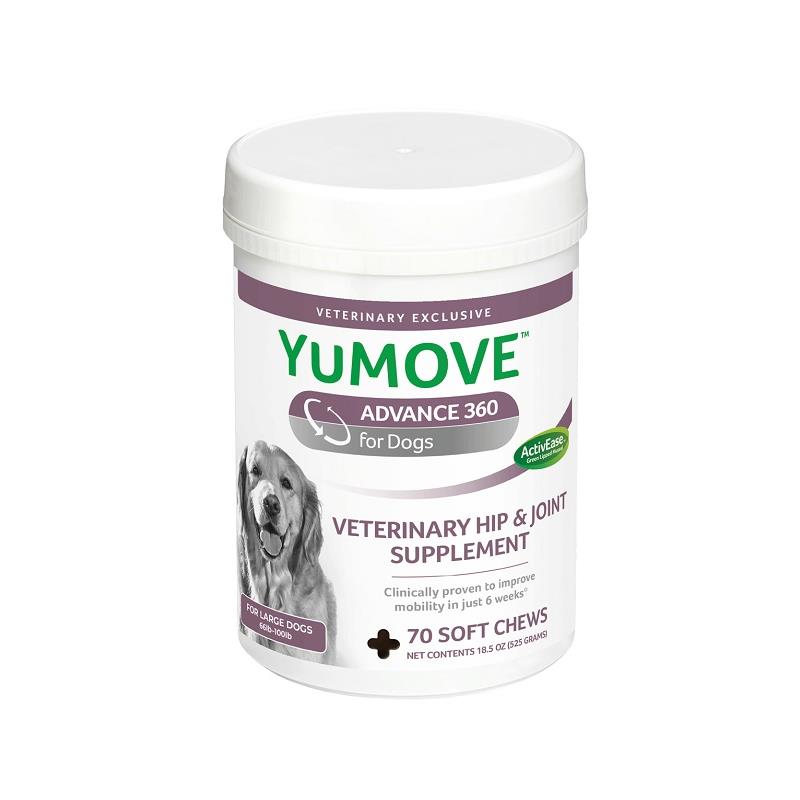 YuMove Advance 360 Hip & Joint Supplement for Dogs, 70 Soft Chews for Large Dogs (66 lbs to 100 lbs)