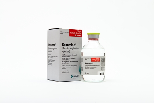 Banamine (Flunixin Meglumine) Injectable, 50 mg/mL, 250 mL