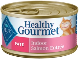 Blue Buffalo Healthy Gourmet Wet Cat Food, Salmon Pat?, 5.5 oz, 24 Pack
