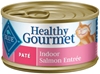 Blue Buffalo Healthy Gourmet Wet Cat Food, Salmon Pat?, 5.5 oz, 24 Pack