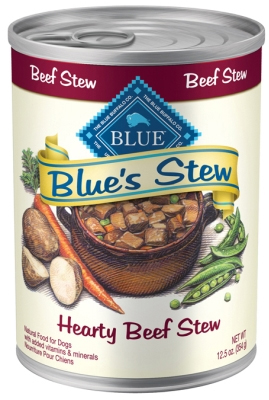Blue Buffalo Wet Dog Food Blue?s Stew, Hearty Beef Stew, 12.5 oz, 12 Pack