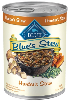 Blue Buffalo Wet Dog Food Blue?s Stew, Hunter?s Stew, 12.5 oz, 12 Pack