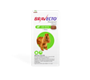 Bravecto 500 mg for Dogs 22-44 lbs, 1 Chew (Green) 