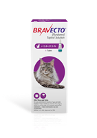 Bravecto Topical Solution for Cats, 13.8 - 27.5 lbs 500 mg (Purple) 