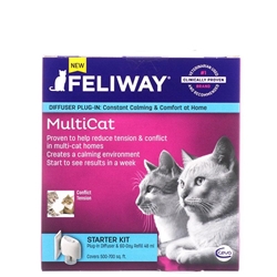 Feliway Multi-Cat Diffuser Plug-In Starter Kit for Cats