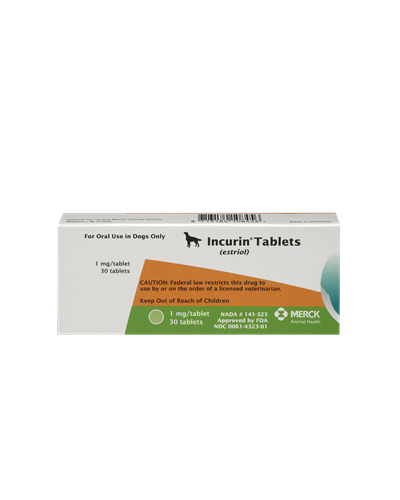Incurin (Estriol) 1 mg, 30 Tablets | VetDepot.com