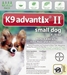 K9 Advantix II for Dogs 4 - 10 lbs, 4 Pack (Green) - 1010538