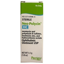 Neo Poly Bac with Hydrocortisone Acetate Ophthalmic Ointment, 3.5 gm 