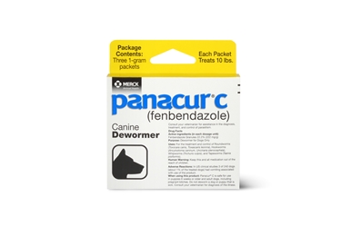 Panacur C (Fenbendazole) Granules, 1 Grams, 3 Packets panacur c fenbendazole granules 1 grams 3packets indicated removal roundworms hookworms whipworms tapeworms dogs petmeds worm worms hookworm