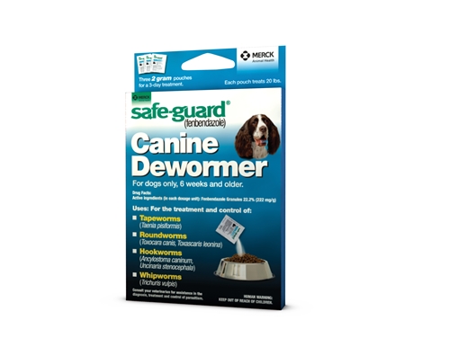 Safe-Guard (Fenbendazole) Canine Wormer, 2 gm