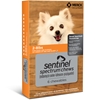 Sentinel Spectrum for Dogs 2-8 lbs, 6 Month (Orange)