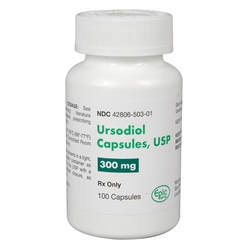 Ursodiol Actigall 300mg 100 tablets