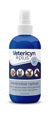 Vetericyn Plus Antimicrobial HydroGel Spray, 8 oz Pump Vetericyn HydroGel Wound & Infection Care, rain rot, hot spot treatment, antiseptic spray, pet wound care treatment, pet wound care, antiseptic spray, pet meds, pet medications